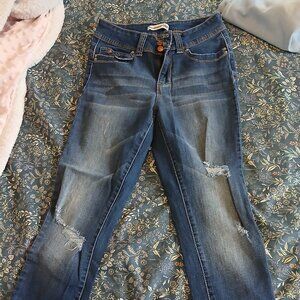 Wannabettabutt 7/28 Jeans Navy Blue/Dark Blue